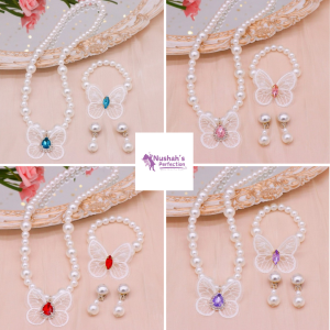 Butterfly Necklace Set for girls