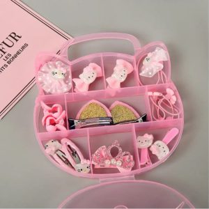 Cartoon Pattern Hair Accessories Gift Box Set